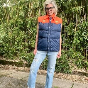 1980’s vintage Roffe down puffer vest women’s size medium